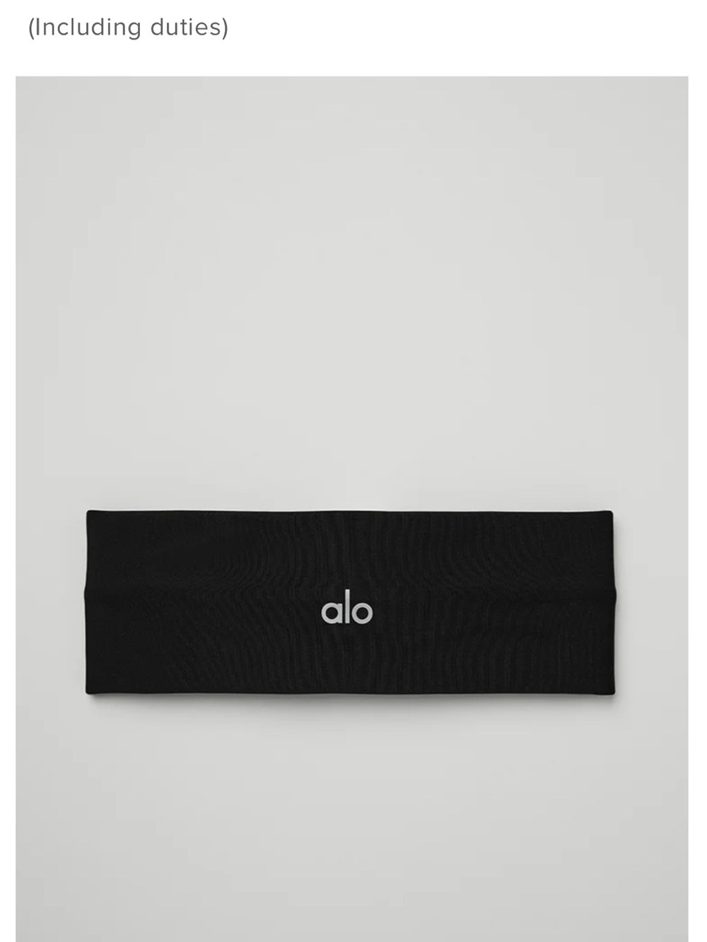 ALO Black Airlift Headband